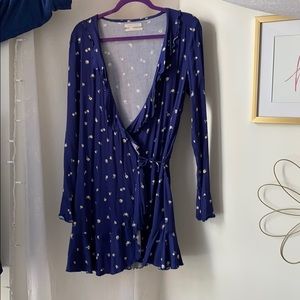 Blue floral Urban Outfitters dress- size med(NWOT)